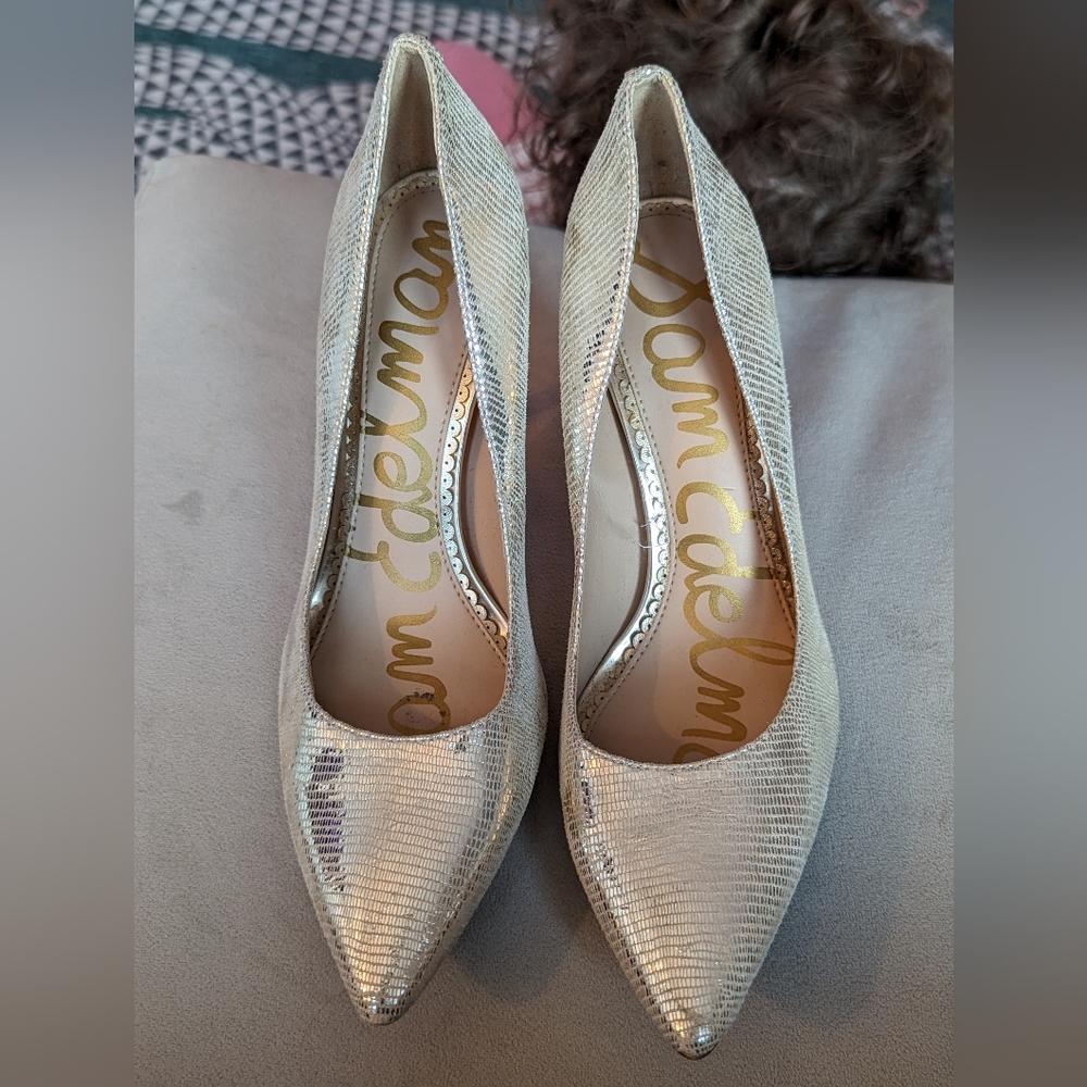 Sam Edelman Gold Dress heels